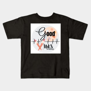 Good vibes artshop logo design 2 Kids T-Shirt
